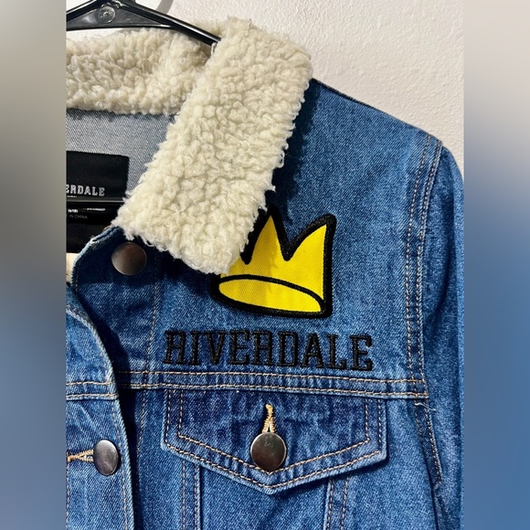 Riverdale 'Jughead Jones Waz Here' Sherpa Denim Jean Jacket - Medium - Picture 6 of 9